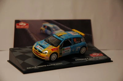 AUTO RALLYE MONTE CARLO 2007 RENAULT CLIO S1600 L.BETTI/G.AGNESE 1/43 IXO - Immagine 1 di 3