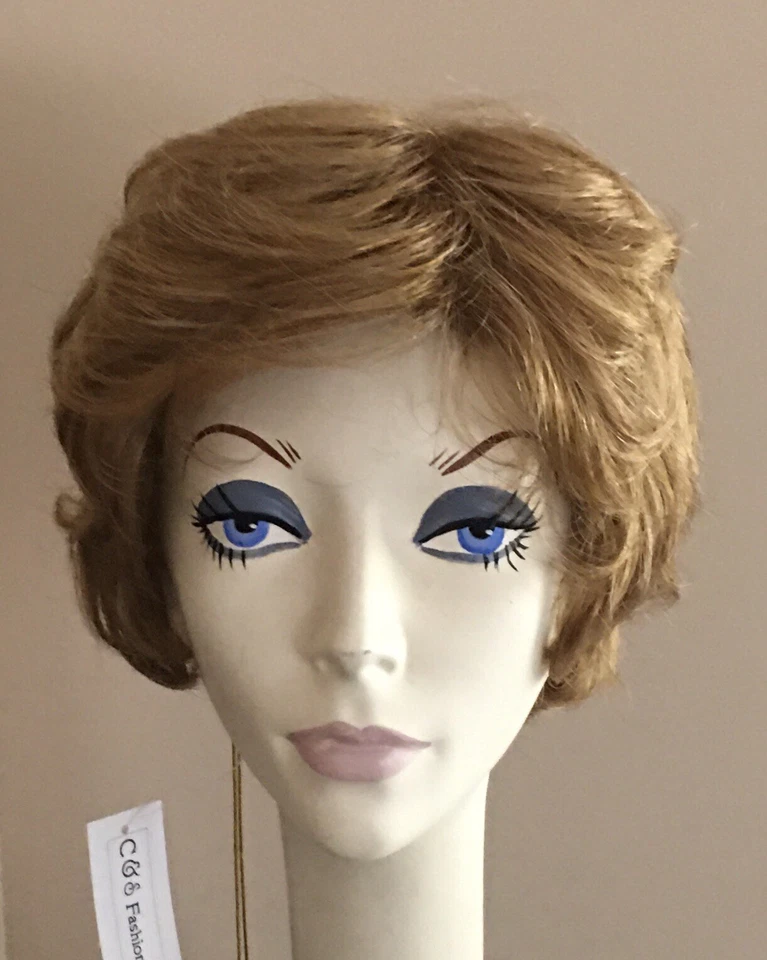 全新带标签! ASPEN 假发 • 奇迹 27H 浅红色 • 短波浪合成 — 第 1/4 张图片