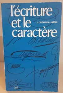 L'écriture et le caractère | Crépieux-Jamin Jean | Bon état - Foto 1 di 1