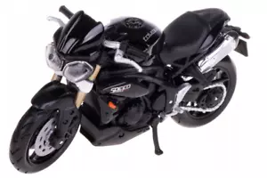 Bicicleta británica Triumph Speed Triple 2011 modelo de motocicleta juguete diecast 1:18 Bburago - Imagen 1 de 6