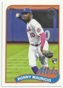 Béisbol Topps 2024 - Ronny Mauricio - 1989 35 aniversario - #93 - novato de los Mets - Imagen 1 de 1