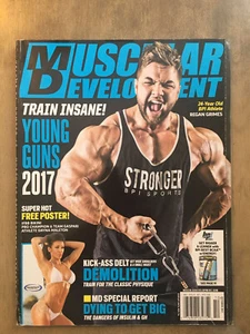 Muscular Development Magazine October 2017 Regan Grimes Cover Bodybuilding - Picture 1 of 1