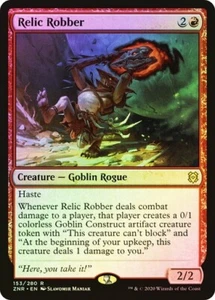 Relic Robber FOIL - 153/280 - Rare - Zendikar Rising ZNR MTG - Picture 1 of 1