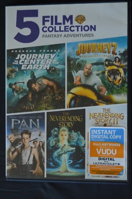 5 Film Collection  Fantasy Adventure (DVD, 2017) - Image 1 of 2