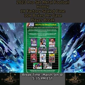 Brett Favre - 2023 Pro Set Metal Football Hobby 1X Case Player BREAK #3