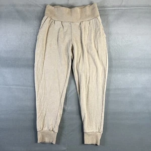 Nike Yoga Flow Hyper 7/8 Joggers Donna Media Avena Mid Rise Slim DB4480-141 - Foto 1 di 4