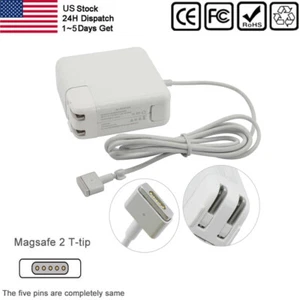 85W Mag 2 T-Tip Adapter Charger For Apple MacBook Pro A1424 RETINA 15" 2012-2015 - Picture 1 of 6