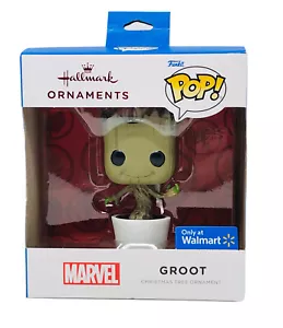 Guardiani della Galassia Hallmark Funko POP! Decorazione natalizia Baby Groot 2021 NUOVO - Foto 1 di 3