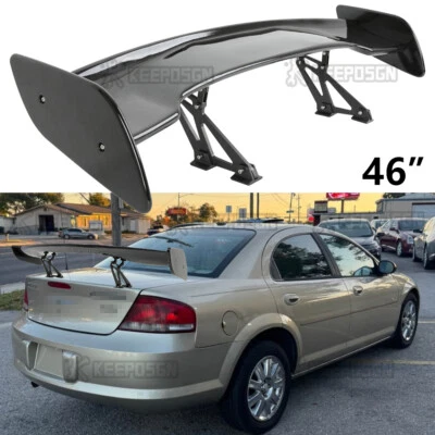 Alerón trasero negro brillante ABS de 46" para Chrysler Sebring Foto 1 de 4