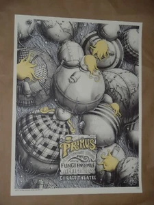 Poster Primus Chicago gig art print 2015 variante Pez Mono firmato - Foto 1 di 5