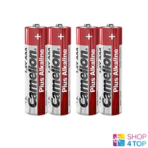 4 CAMELION AAA PLUS ALKALINE BATTERIES LR03 MN2400 AM4 E92 1.5V 2SH EXP 2027 NEW - Picture 1 of 1