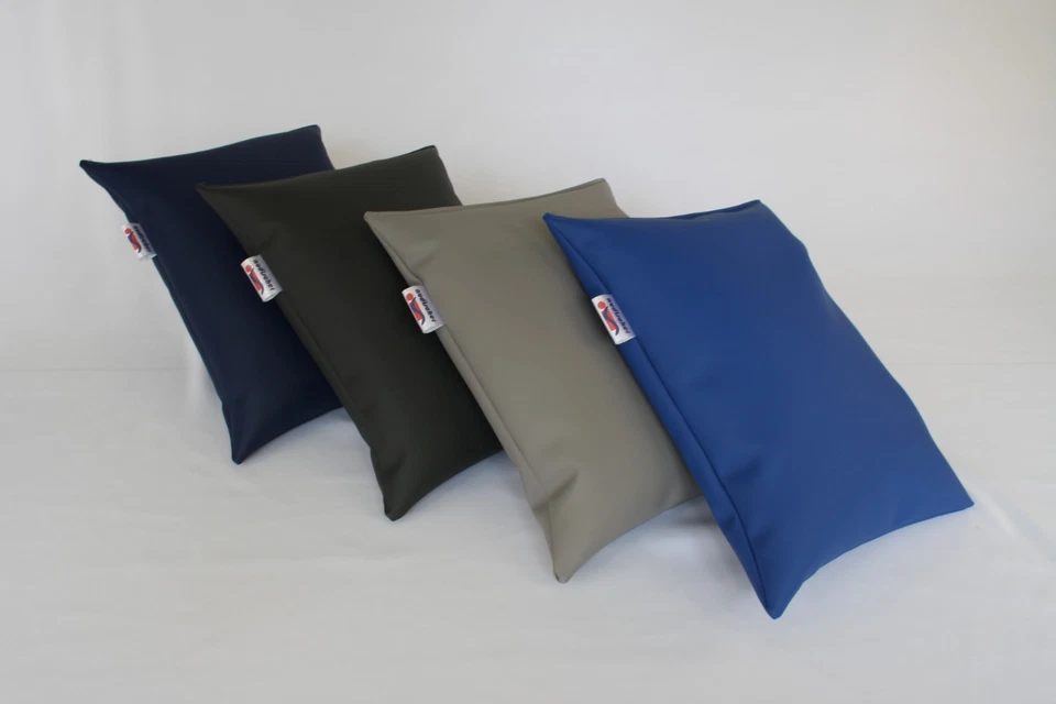 NUDISCHER Kopfkissen, Couchkissen, Therapiekissen, Stützkissen aus Kunstleder 40x30x9 cm