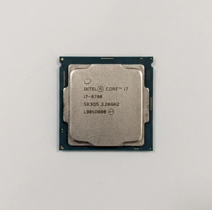 Intel Core i7-8700 Processor Model LGA 1151/H4 Socket Type 6 Core