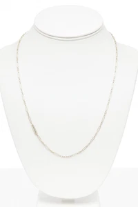 Antica catena fermacarte stile fermacarte con chiusura a botte vittoriana 9 ct marcata  - Foto 1 di 6