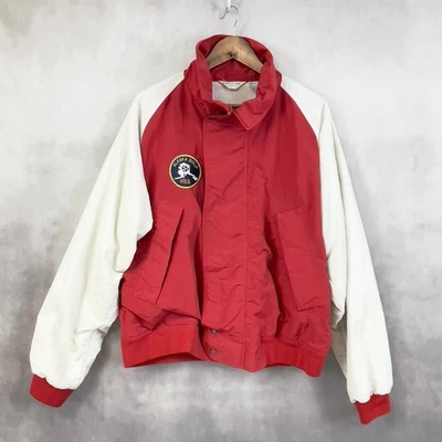 Vintage 80s Christian Dior Monsieur Jacket Mens Large Alaska Gold 1982 Patch - Image 1 of 4