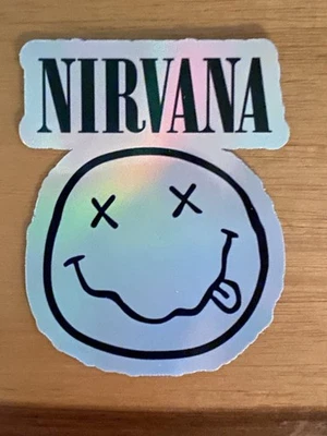 DEFRANCO ENTERPRISES Nirvana Holographic Sticker – Waterproof Vinyl