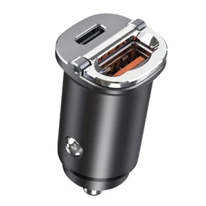 Flush Fit Mini Auto Ladegerät PD20W QC18W Dual Port USB Automobil Schnelle Lade - Zdjęcie 1 z 12