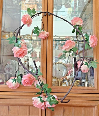 6ft Pink Artificial Silk Rose 1pc, Wedding Garland New - Image 1 of 2
