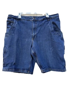 gravel gear shorts Denim Size 40 Men’s Blue Cargo Pockets Classic - Picture 1 of 10