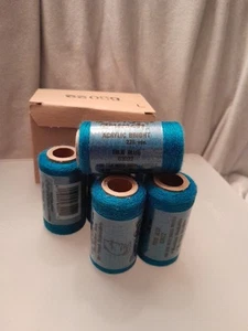 Purr-fect Punch Embroidery Thread 100% Acrylic Yarn Lot Of 6 True Blue #63022 - Picture 1 of 4