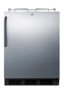 Summit SBC54OSBIADANK 24"W 5.5 Cu. Kegerator de cerveza incorporado - acero inoxidable Foto 1 de 4