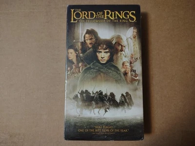 Lord of the Rings the Fellowship of the Ring Warner Video 2002 VHS Tape Sealed - Image 1 of 4