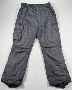 Vintage Polo Sport RLX Ski Pants Mens Large Black Technical Nylon Snow Insulated - Picture 1 of 15