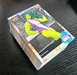2024 Upper Deck Women Of Marvel Complete 75 Card Base Set - Picture 1 of 15