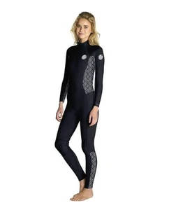2019 RIP CURL Women Dawn Patrol 4/3 Back Zip mit E5 & Freeflex Neoprene NEU - Bild 1 von 1