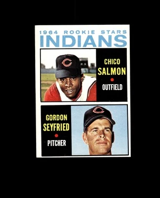 1964 Topps 499 Rookie Stars Chico Salmon/Gordon Seyfried RC EX #D1,458657 - Image 1 of 2