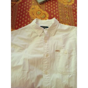 Polo Ralph Lauren Herren Button Down Hemd Weiß Kurzarm Freizeit - Bild 1 von 6