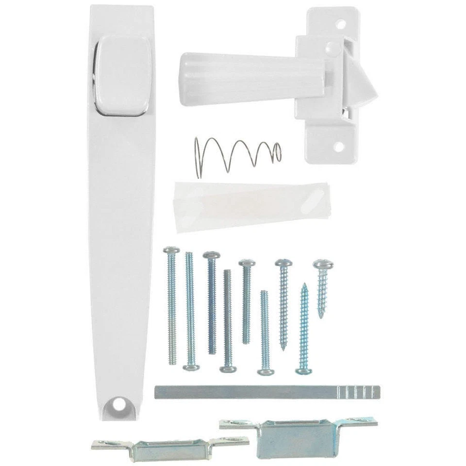 WRIGHT PRODUCTS V333WH Push Button Latch, White 43CW69 - Image 1 of 1