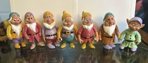 Disney Snow White & The Seven Dwarfs 6” Vinyl Plastic Figures MATTEL 1992 - Picture 1 of 1