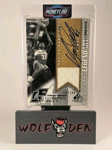 2003 Dominique Wilkins-Autographed Legendary Fabrics-Game Used-On Card Auto /100 - Picture 1 of 5