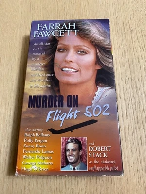 Murder On Flight 502 (VHS) Farrah Fawcett 1999 Platinum Disc Corp Made in Canada - Image 1 of 4