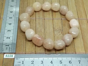 Bracelet ONYX JAUNE en pierres roulées naturelles - mineraux lithotherapie reiki - Picture 1 of 2