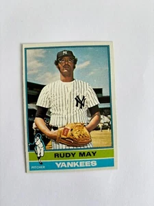 1976  Topps Baseball Card Rudy May #481 NMMT - Picture 1 of 2
