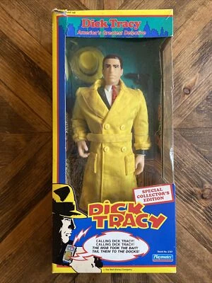 NUEVA Figura De Colección Playmates 1990 Dick Tracy 15" Edición Coleccionista - Posable Foto 1 de 4