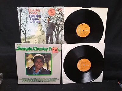 Charley Pride Sample /Did You Think To Pray Vinyl LP records lot-2 1971 IMPORT - Image 1 of 4