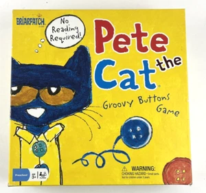 PETE THE CAT Groovy Buttons Game by Briarpatch 2-4 Players Preschool ages 3+ - Picture 1 of 16