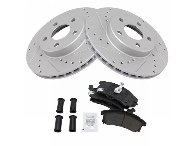 Front Brake Pad and Rotor Kit fits Pontiac Sunfire 1996-2005 89DPZS - Image 1 of 1