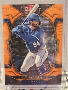 2023 Panini Select Baseball Tyler Gentry Orange Prizm #03/12