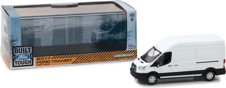 Greenlight 86083 1/43 - Ford Transit 2017 LWB techo alto - Oxford blanco Foto 1 de 1