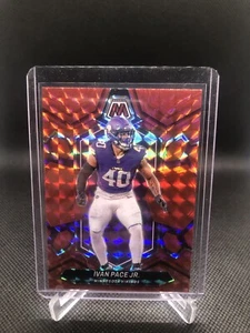 2024 Panini Mosaic Ivan Pace Jr. Hobby Red Mosaic Prizm Minnesota Vikings - Picture 1 of 3