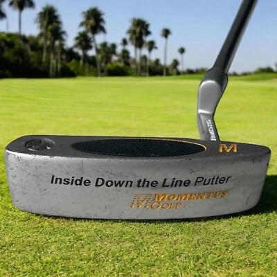 Momentus Golf Inside Down the Line Putter Right Handed Club Needs Grips - Image 1 of 4
