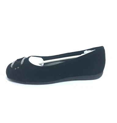 Trotters Womens Sizzle Signature Flat Black 8.5WW - Image 1 of 4