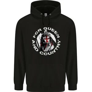 St Georges Day For Queen & Country England Childrens Kids Hoodie - Picture 1 of 84