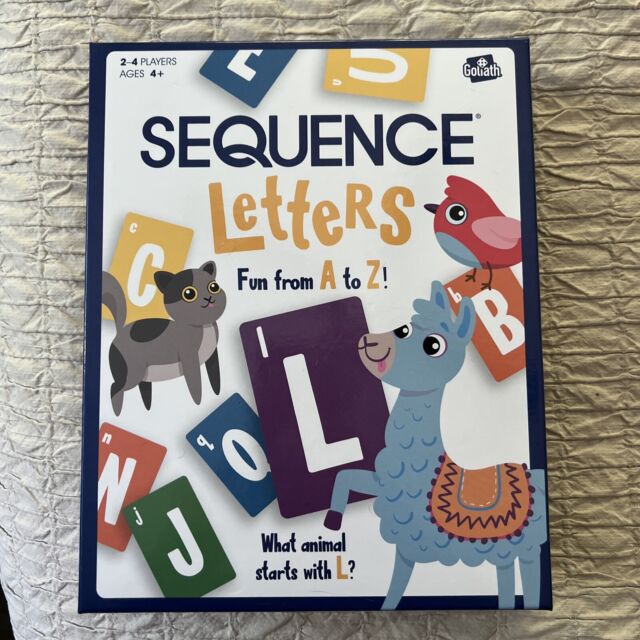 Sequence Letters Kids Educational Board Game Alphabet Learning for Age 4 5  6 7