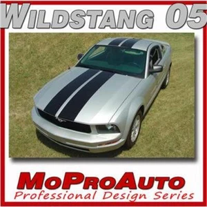 STANG Ford Mustang Racing Stripes Graphics - 3M Pro Vinyl Decals 2008 874 - Picture 1 of 7