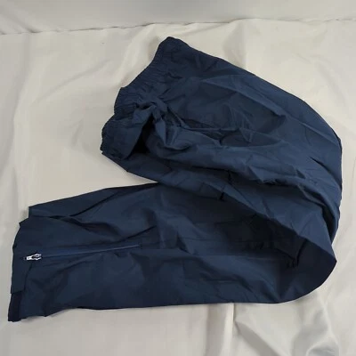VTG LL Bean Snow Pants Mens Large Blue Snowboard Winter Nylon Shell Outdoor - Image 1 of 4